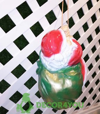 купити Новорічна садова фігура Дід Мороз на мотузці 2