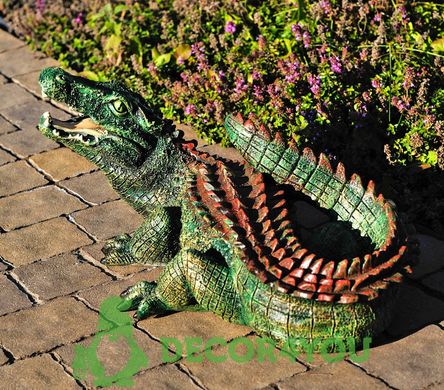купить Садовая фигура Крокодил средний 2