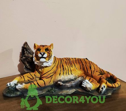 купить Декоративная статуэтка Тигр возле колоды 1