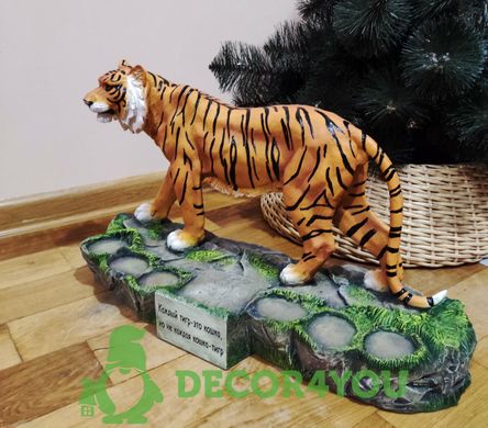 купити Штоф статуетка Тигр рижий 4