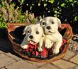 Подставка для цветов Два щенка