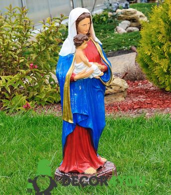 купить Фигура садовая Дева Мария с младенцем 4