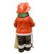 купить Новогодняя садовая фигура Снеговик-Лыжник с табличкой "Желаю Удачи!" в красной кофте NSF-7.066 3