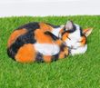 Садова фігура Кіт сплячий кольоровий