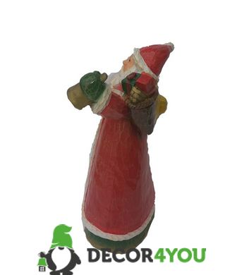 купити Новорічна садові фігура Дід Мороз з кошиком NSF-7.14 2