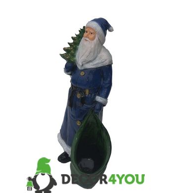 купить Новогодняя садовая фигура Дед Мороз с елкой NSF-7.13 3