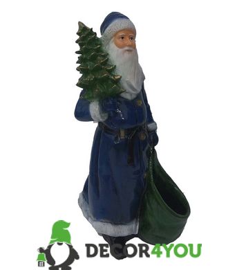 купить Новогодняя садовая фигура Дед Мороз с елкой NSF-7.13 4