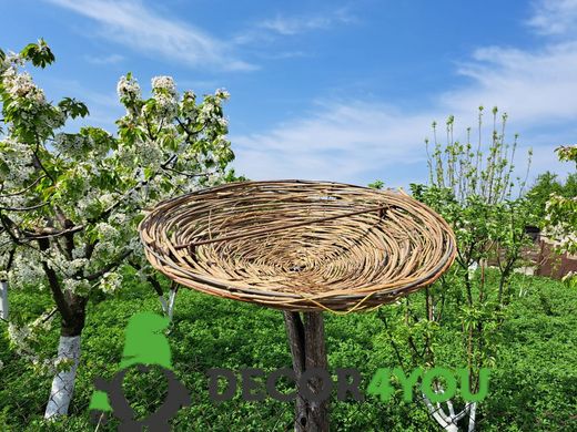 Гнездо для аистов плетеная лоза с металлическим каркасом