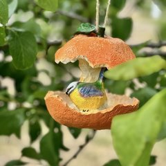 Кормушка для птиц Синичка на апельсине