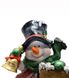 купить Новогодняя садовая фигура Снеговик в шляпе с табличкой "Веселих Свят!" NSF-7.054 4