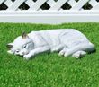 Садовая фигура Кошка спящая