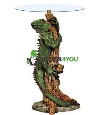купити Столик журнальний декоративний Ігуана скло 25 см 1