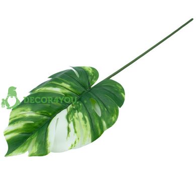 Штучне листя Engard Monstera Alba, 71 см (TW-53)