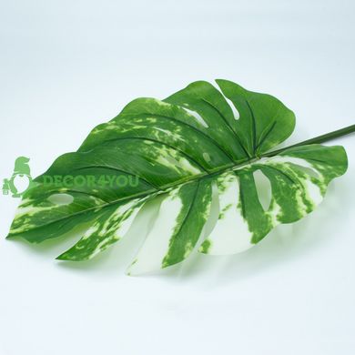 Искуственный лист Engard Monstera Alba, 73 см (TW-54)