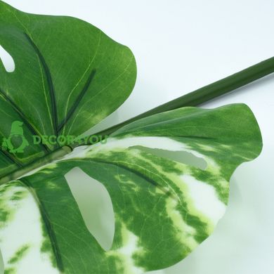 Штучне листя Engard Monstera Alba, 73 см (TW-54)