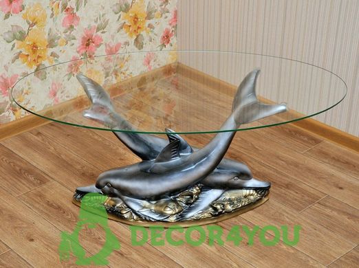 купить Столик журанальный декоративный Дельфины 3