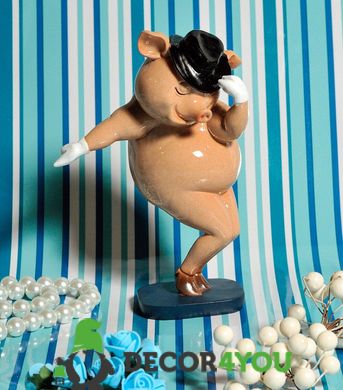 купить Статуэтка декоративная Свинка Танцор большой 2