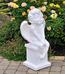 купить Садовая фигура Ангел на колонне 1