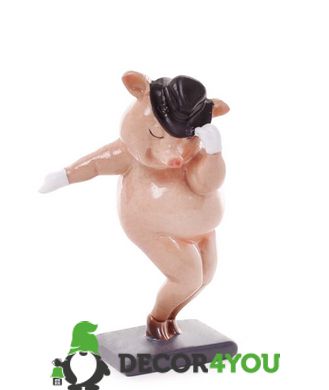 купити Статуетка декоративна Свинка Танцюрист малий 1