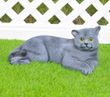 Садова фігура Кіт сірий лежачий