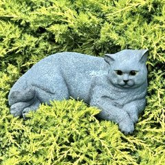купити Садова фігура Кіт сірий лежачий 1