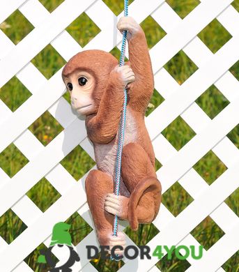 купити Садова фігура Мавпа на мотузці 3