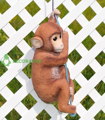купити Садова фігура Мавпа на мотузці 2