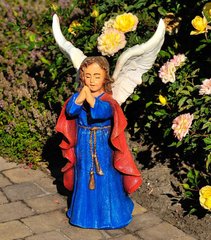 купить Садовая фигура Ангелок поющий 1