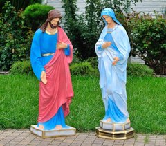 купити Садова фігура Ісус великий і Діва Марія велика 1
