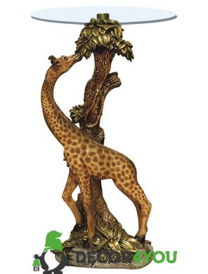 купити Столик журнальний декоративний Жираф скло 55 см 1