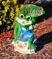 купити Садова фігура Зустрічаюча жаба 1