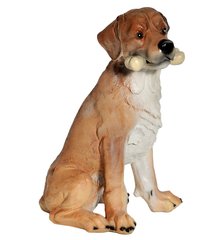 купити Садова фігура собака Лабрадор з кісткою 1