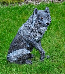 купить Садовая фигура Волк 1