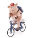 купити Декоративна статуетка Свинка на велосипеді 2
