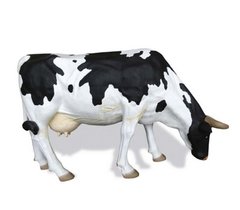 купить Большая набивная садовая фигура Корова пасущаяся 1