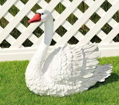 купить Садовая фигура Лебедь белый 1
