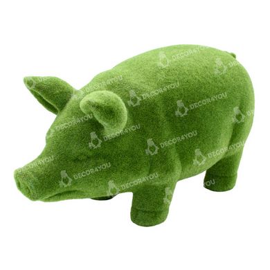 купити Декоративна фігурка Engard "Green pig", 35х15х18 см (PG-01) 1