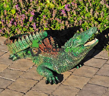 купити Садова фігура Крокодил середній 3