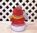 купить Новогодняя садовая фигура Снеговик в красном с табличкой "Веселих свят!" (10.050к.de) 3