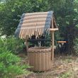 купити Декоративна криничка з ротангу, 72&times;40&times;50 см &ndash; стильний декор для саду, двору та тераси 1