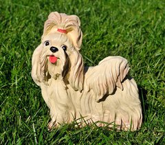купити Садова фігура собака Болонка 1