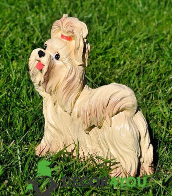 купить Садовая фигура собака Болонка 2