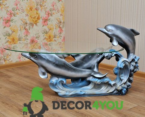 купить Столик журанальный декоративный Три дельфина 3