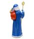 купити Новорічна садові фігура Дід Мороз з посохом в синьому костюмі NSF-7.065 3