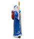 купити Новорічна садові фігура Дід Мороз з посохом в синьому костюмі NSF-7.065 2