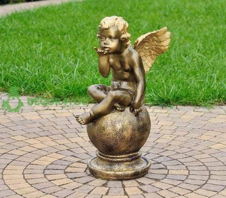 купить Садовая фигура Играющий ангел 1