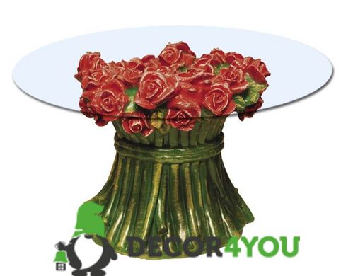 купить Столик журанальный декоративный Розы 1