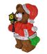 купити Новорічна садові фігура Ведмедик в червоному костюмі з ліхтариком NSF-7.063 4