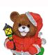 купити Новорічна садові фігура Ведмедик в червоному костюмі з ліхтариком NSF-7.063 3