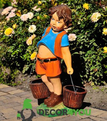 купити Підставка для квітів Водонос і Хлопчик з відрами 8